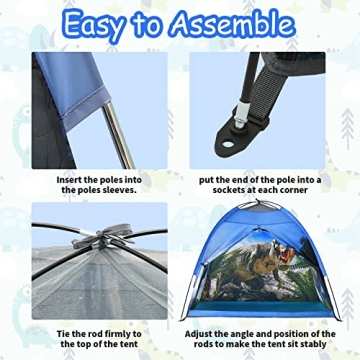 Ai-Uchoice Dinosaur Kids Play Tent for Indoor and Outdoor Fun