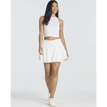 Versatile 3 Pack Women's Layered Ruffle Tennis Skorts