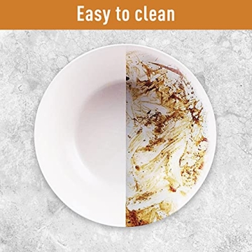 Panghuhu88 Salad Bowl with Lid, Set of 3 (7" + 8.8" + 11") Serving Bowl with Bamboo Cover, Bamboo Fiber Mixing Bowl for Salad Cereal Pasta Soup Fruit Popcorn Chips (White)