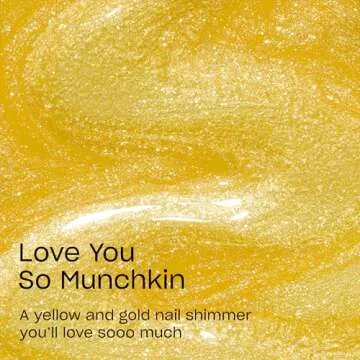OPI Nail Lacquer, Gold Nail Polish, Up to 7 Days of Wear, Chip Resistant & Fast Drying, x Wicked Limited Edition Collection, Love You So Munchkin, 0.5 fl oz