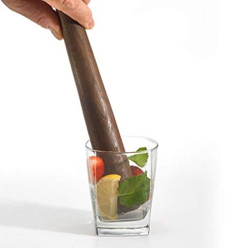 Barfly 12-Inch Deluxe Wood Muddler - Essential Bartending Tool