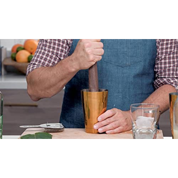 Barfly 12-Inch Deluxe Wood Muddler - Essential Bartending Tool