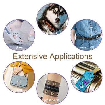 200Pack Flower Eyelet Grommets, 5mm Metal Eyelets for Fabric Clothing, Shoe Eyelets, Belt, Bags, Bookmarks, Paper, Scrapbooking, Card Making and Other Leather Crafts (Antique Brass)