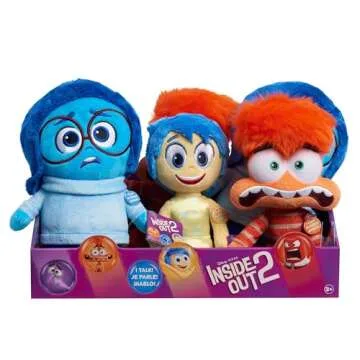 Inside Out 2 Sadness Plush Toy - Talk and Explore Emotions