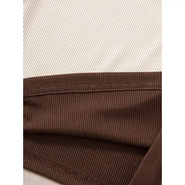 Floerns Women's Color Block Crop Tank Top - Chic Comfort