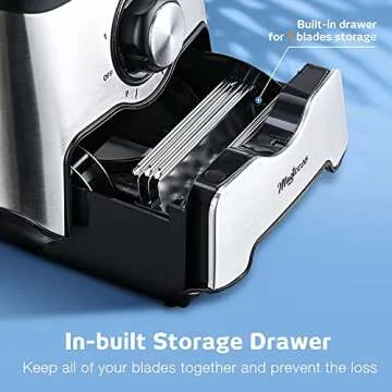 Magiccos 14-Cup Food Processor with Storage Drawer