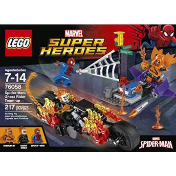 LEGO Marvel Super Heroes: Spider-Man Ghost Rider Team-up 76058 Toy Set