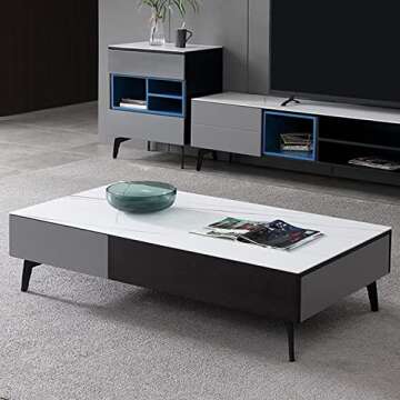 JLXMAXLJ Modern Metal Furniture Legs 4 inches, Set of 4 Furniture Legs Replacement for Dresser Cabinet Couch Bed Chair Table Ottoman DIY Replacement Parts