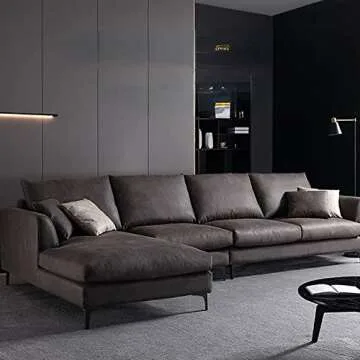 JLXMAXLJ Modern Metal Furniture Legs 4 inches, Set of 4 Furniture Legs Replacement for Dresser Cabinet Couch Bed Chair Table Ottoman DIY Replacement Parts