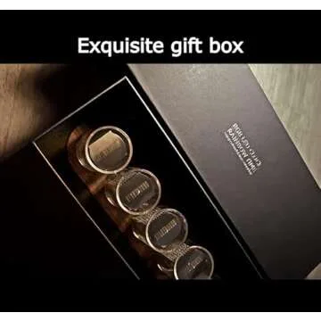 Adventurers Simulation Nixie Tube Clock, RGB Desk Clock, LED Tube Desk Clock with Imitation Wood Base & 24 Hour Clock, Suitable for Decorating Under Computer Monitor & on Bedside Table in Bedroom