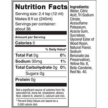 SodaStream Diet Orange Syrup - Refreshing Guilt-Free Fizz