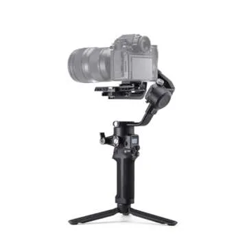 DJI RSC 2-3-Axis Gimbal Stabilizer for DSLR and Mirrorless Camera, Nikon Sony Panasonic Canon Fujifilm, Ronin SC, 3kg Payload, Vertical Shooting, Touchscreen - Black