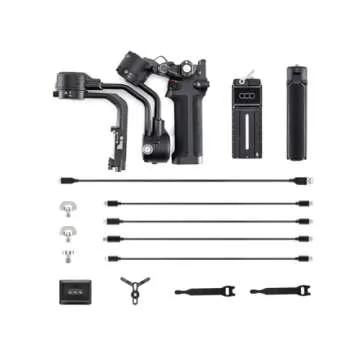 DJI RSC 2-3-Axis Gimbal Stabilizer for DSLR and Mirrorless Camera, Nikon Sony Panasonic Canon Fujifilm, Ronin SC, 3kg Payload, Vertical Shooting, Touchscreen - Black