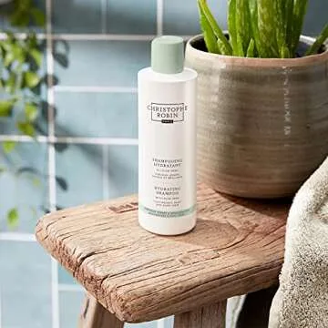 Christophe Robin Hydrating Shampoo With Aloe Vera - Lightweight Ultra-Hydrating - for Dry, Dull Hair...