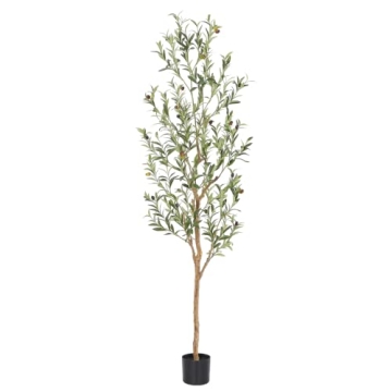 Bellacat Faux Olive Tree 6ft - Elegant Indoor Décor