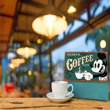 Cartoon Mouse Vintage Metal Tin Sign for Home Decoration