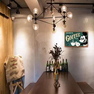 Cartoon Mouse Vintage Metal Tin Sign for Home Decoration