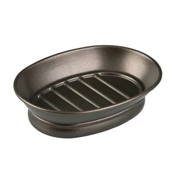 iDesign York Elegant Countertop Soap Dish - Bronze Finish