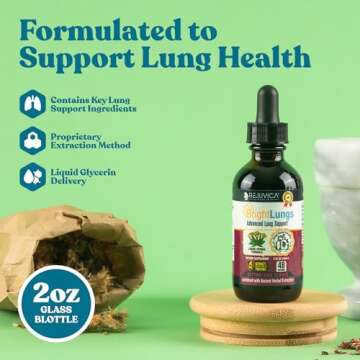 Bright Lungs - Comprehensive Lung Detox Support Supplement for Optimal Respiratory Health