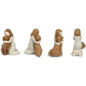 Hand-Painted Friendship Memorial Figurines