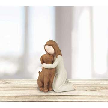 Hand-Painted Friendship Memorial Figurines