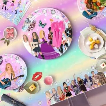 168pcs Music Birthday Decorations Set for 24 Guests