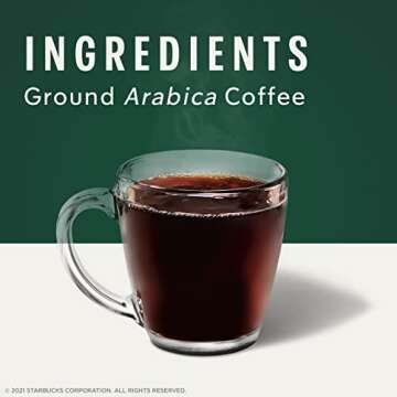Starbucks Ground Coffee Veranda Blend 100% Arabica 12 Oz