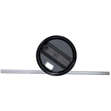 Stanley Quencher H2.0 FlowState Stainless Steel Vacuum Insulated Tumbler with Lid and Straw for Water, Iced Tea or Coffee, Smoothie and More, Black , 30 oz