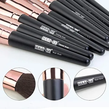 18 Pcs Professional Makeup Brush Set with Case