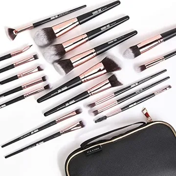 18 Pcs Professional Makeup Brush Set with Case