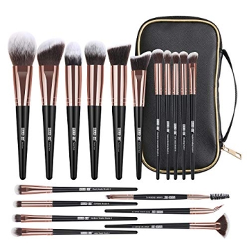 18 Pcs Professional Makeup Brush Set with Case