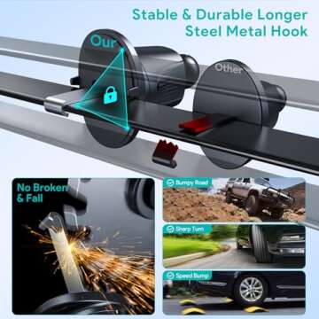 Wireless Car Charger, 15W Auto-Clamping Charger Mount, Air Vent Car Charging Holder for iPhone 15 14 13 12 11 Pro Max Plus Mini X Xr Xs, Samsung S23 S22 S21 S20 Note 20, Google, LG, etc