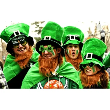 Melpomenia St. Patrick's Day Green Sunglasses for Fun