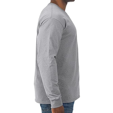 Jerzees Men's Long Sleeve Tees with UPF 30+ Protection
