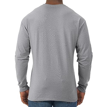 Jerzees Men's Long Sleeve Tees with UPF 30+ Protection