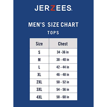 Jerzees Men's Long Sleeve Tees with UPF 30+ Protection