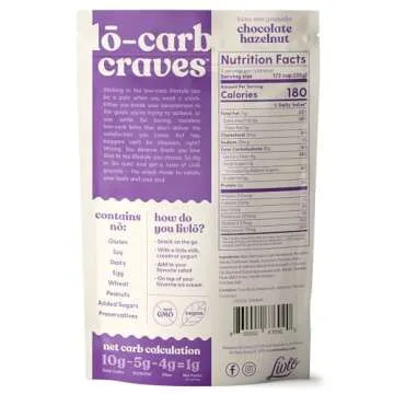 Livlo Keto Granola Cereal - 1g Net Carbs - Grain Free & Gluten Free Cereal - Low Carb Keto Snacks & ...