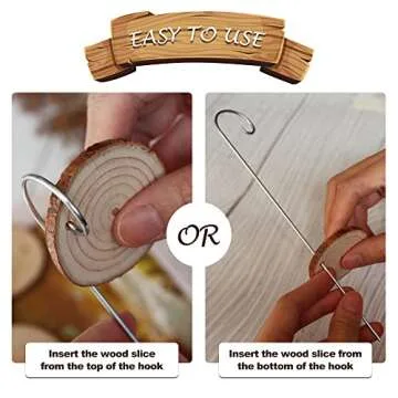 Wooden Plant Labels Set with Marker, 25 Customizable Garden Stakes