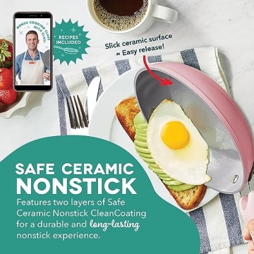 DASH Dream Green 15-Piece Nonstick Cookware Set Pink