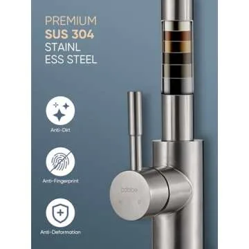 Premium Cobbe Kitchen Faucet with Pull Down Sprayer