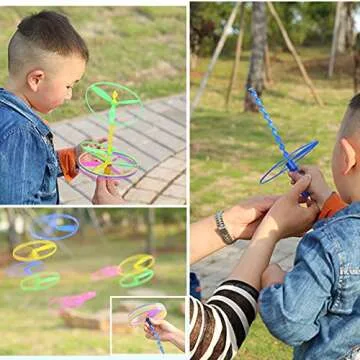 POPLAY Flying Discs Set for Outdoor Fun and Games