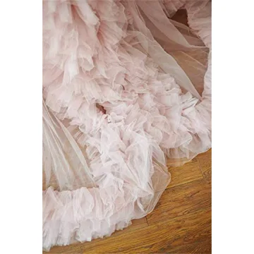 Kelaixiang Elegant Tulle Robe for Maternity & Bridal