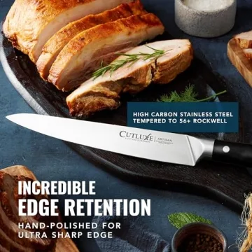 Cutluxe Turkey Carving Knife Set for Precise Cutting