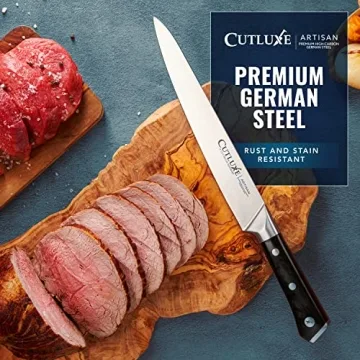 Cutluxe Turkey Carving Knife Set for Precise Cutting