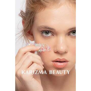 Cosmetic Glitter Glue, The Original Peel Off Formula. KARIZMA Beauty. Face Chunky Glitter Glue Adhesive Body Cosmetic Makeup Glitter Primer