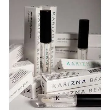 Cosmetic Glitter Glue, The Original Peel Off Formula. KARIZMA Beauty. Face Chunky Glitter Glue Adhesive Body Cosmetic Makeup Glitter Primer