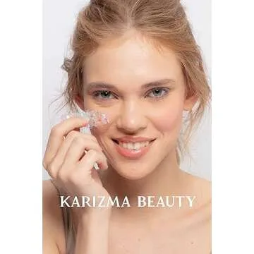 Cosmetic Glitter Glue, The Original Peel Off Formula. KARIZMA Beauty. Face Chunky Glitter Glue Adhesive Body Cosmetic Makeup Glitter Primer