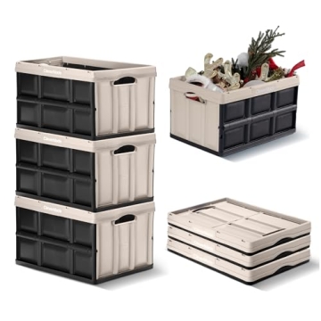 CleverMade Collapsible Storage Bin - 46L 75lbs Capacity