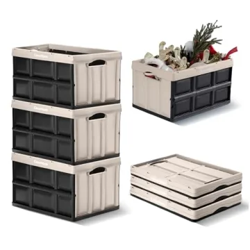 CleverMade Collapsible Storage Bin - 46L 75lbs Capacity