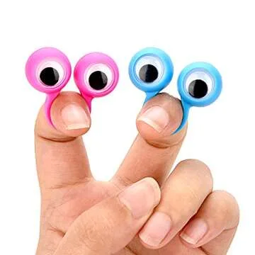 Frienda 30 Eye Finger Puppets - Fun Party Favors for Kids